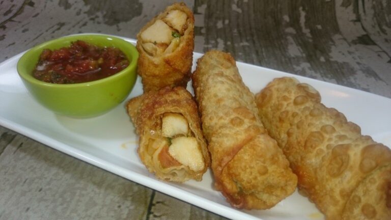 Chicken Taco Egg Roll – Average Guy Gourmet